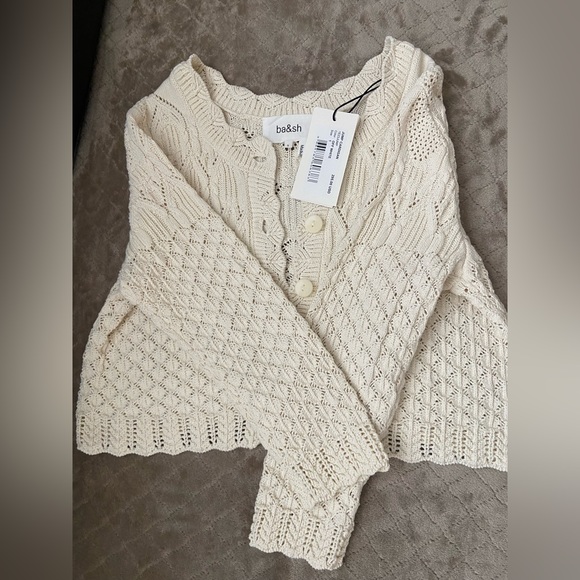 ba&sh Sweaters - Jump cardigan off white